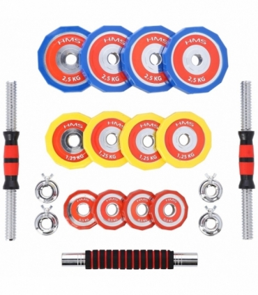 Set Haltera si Gantere HMS SKC20 de 20kg
