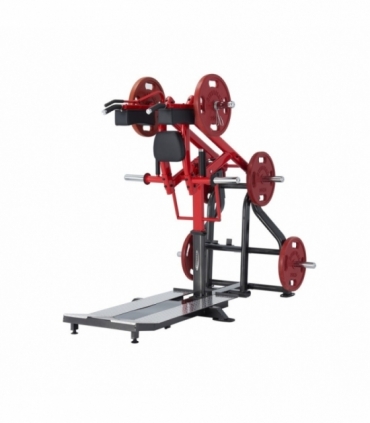 Standing Squat Machine Steelflex Plateload Line PLSS - Black-Red
